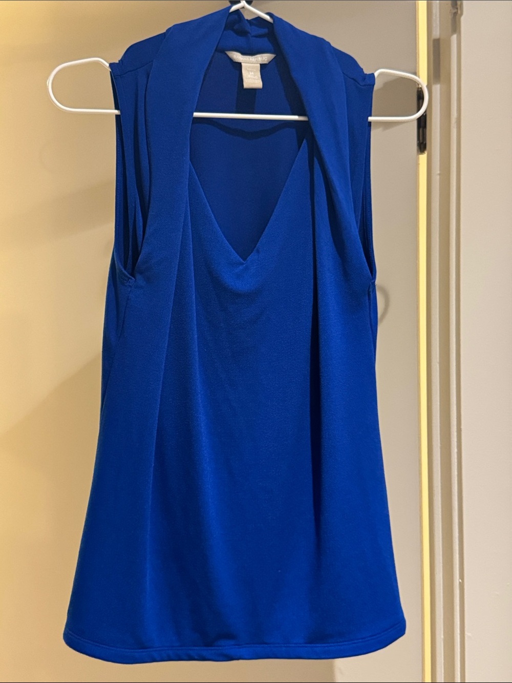 Banana Republic Sleeveless V-Neck Tank Top - Blue